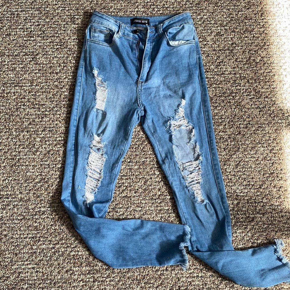 Fashion nova ripped jeans